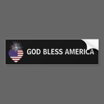 Patriotic US Bumper Sticker bumper stickers