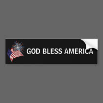 Patriotic US Bumper Sticker bumper stickers