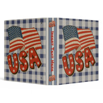 Patriotic USA Avery Binder by kids_tshirts Patriotic USA Avery Binder