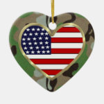Military Love Christmas Ornaments