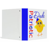 Patriotic USA Dude binders