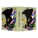 Patriotic USA Eagle Avery Binder