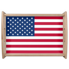Patriotic USA Flag Serving Tray