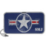 Patriotic USA Military Star Monogram mp3 Speaker