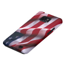 Patriotic USA Red White & Blue Flag Custom Galaxy  Samsung Galaxy S Cover