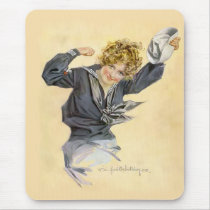 Patriotic USA - Sailor Girl Mousepad