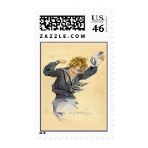 Patriotic USA - Sailor Girl Stamps