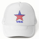 Patriotic USA Star hat