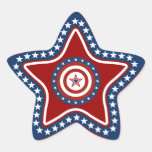 Patriotic USA Star Stickers