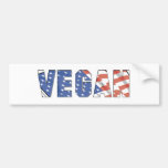 Patriotic Vegan Bumper Sticker