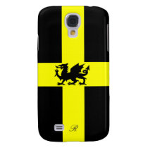 Patriotic Wales Dragon Yellow Black Galaxy S4 Galaxy S4 Cover at  Zazzle