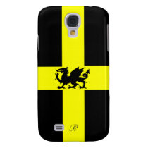 Patriotic Wales Dragon Yellow Black Galaxy S4 Galaxy S4 Covers at  Zazzle