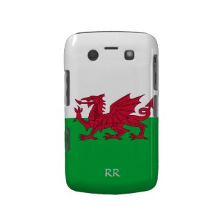 Patriotic Welsh Flag Design on Blackberry Bold casematecase