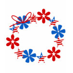 Patriotic Wreath Tee Shirts