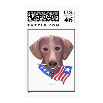 PATRIOTICDOG7=300dpi=donateCP postage by SAMurrayART PATRIOTICDOG7=300dpi=donateCP postage