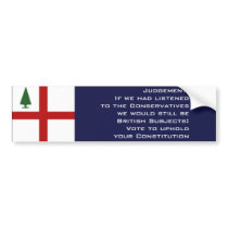 Patriotism Bumpersticker that John Adams would be