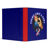 Patriotism Fight Like A Girl Rosie The Riveter Binders