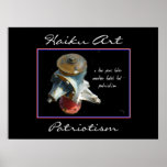 Patriotism Haiku Art Print