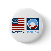 Patriotism or Socialism buttons by AmericanElephant Patriotism or Socialism buttons