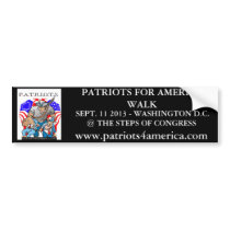 PATRIOTS4AMERICA BUMPER STICKER 2
