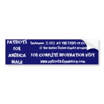 Patriots4America Bumper Sticker 3