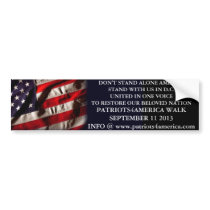 Patriots4America Bumper Sticker 6