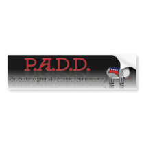 Patriots Against Drunk Dumbasses bumper stickers by theblacksphere Patriots Against Drunk Dumbasses bumper stickers