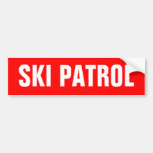 Patrol - Basic Sticker Bumper Sticker