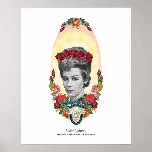 Patron Saint of Hair Stylists 24x30 Print Zazzle