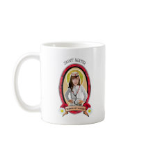 Patron Saint of Nurses St. Agatha icon mug
