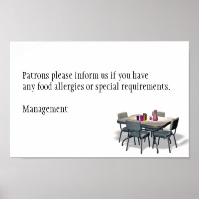 allergy posters