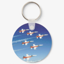Patrouille Suisse F-5 Keychain