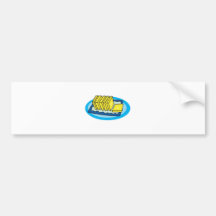 pats of butter bumper sticker