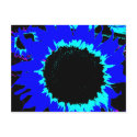 Patsy and Mandy Blue Sunflower Postcard by patsyandmandy Patsy and Mandy Blue Sunflower Postcard