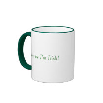 Patsy Penguin Kiss Me I'm Irish Mug mugs