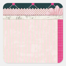 PATT BLANCO SCRAPBOOKING DE LOS ROSAS NEGROS FEMEN CALCOMANÍAS CUADRADASS PERSONALIZADAS
