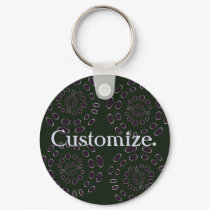 Pattern 24 Around 4 Pine & Grape keychains by JaZilla Pattern 24 Around 4 Pine & Grape keychains
