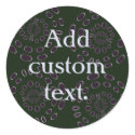 Pattern 24 Around 4 Pine & Grape stickers by JaZilla Pattern 24 Around 4 Pine & Grape stickers