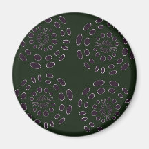 Pattern 25 Around 4 Pine & Grape Refrigerator Magnet