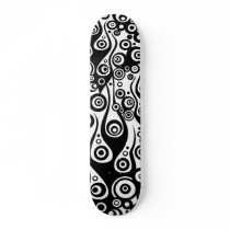 Pattern ARTs - Tattoo circle flames Skateboards