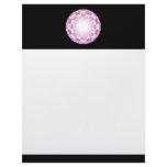 Pattern. Black, White, Red and Purple. Personalized Letterhead