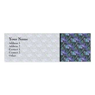 Pattern, Blue and Lavender Curving Textures Business Cards