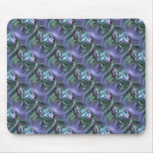 Pattern, Blue and Lavender Curving Textures Mousepads