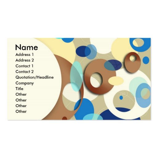 Pattern Business Card 01 (front side)