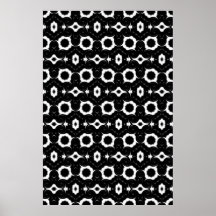 pattern in B+W Print