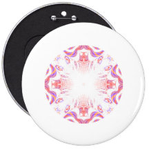 Pattern in Red, Orange and Purple. Pins