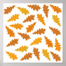 Pattern of Autumn Leaves. Posters