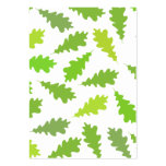 Pattern of Green Leaves. Business Card Templates