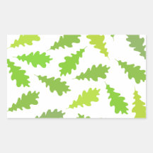 Pattern of Green Leaves. Sticker