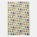 Pattern of Many Colorful Perfume Bottles. Hand Towels